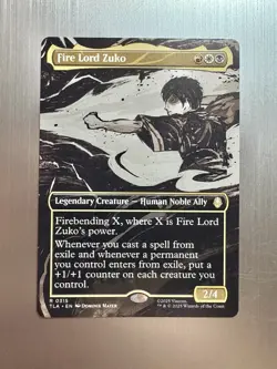Fire Lord Zuko - 315 - MTG Avatar: The Last Airbender - Borderless - Rare - Image 1