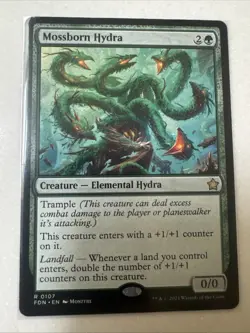 MTG Foundations Mossborn Hydra #107 R 0107 Regular Non-Foil NM/M - Image 1