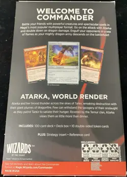 2022 Magic The Gathering Draconic Destruction Starter Commander Deck Sealed - Image 2