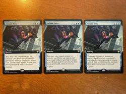 3x Arcane Heist Extended Art Lot MTG Outlaws Of Thunder Junction NM-M 49 - Image 1