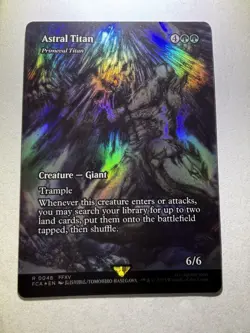 Astral Titan - Primeval Titan (Showcase) Final Fantasy: Through the Ages Foil - Image 1