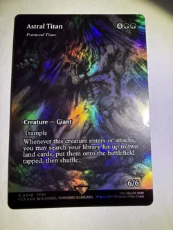 Astral Titan - Primeval Titan (Showcase) Final Fantasy: Through the Ages Foil - Image 3