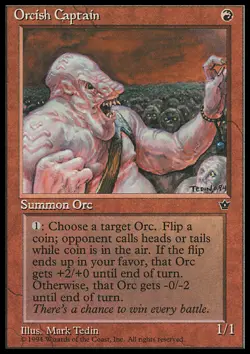 Magic the Gathering MTG Orcish Captain (60) Fallen Empires NM - Image 1