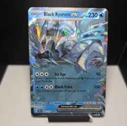 Pokemon TCG Black Kyurem EX 48/191 SV08: Surging Sparks Holo Double Rare - Image 1