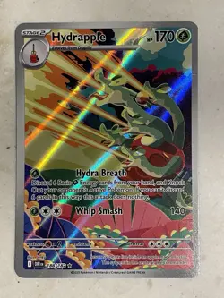 2025 Pokemon Hydrapple 188/182 Illustration Rare Full Art Holo NM - Image 1