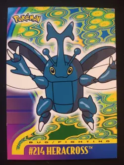 topps Pokemon TV Animation Edition Johto Series #214 Heracross - Image 1