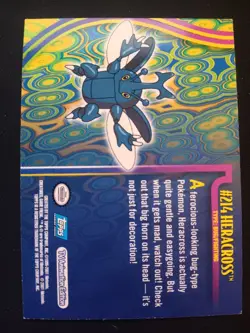 topps Pokemon TV Animation Edition Johto Series #214 Heracross - Image 2
