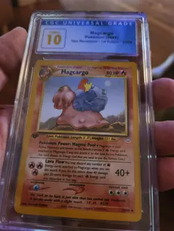 (POP 4) CGC 10 PRISTINE Pokemon 2001 Neo Revelation 1st Edition 33/64 Magcargo - Image 2