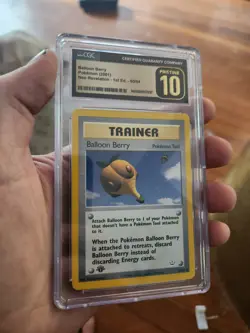 (POP 6) CGC 10 PRISTINE Pokemon Neo Revelation 1st Edition Balloon Berry 60/64 - Image 5
