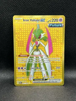 Iron Valiant ex 261/182 HYPER RARE HOLO Paradox Rift Sv04 Pokemon English Foil - Image 1