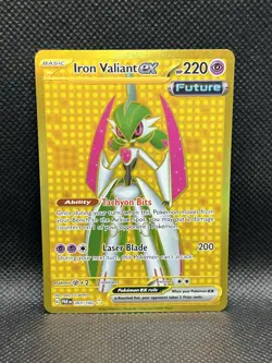 Iron Valiant ex 261/182 HYPER RARE HOLO Paradox Rift Sv04 Pokemon English Foil - Image 3