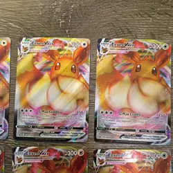 Pokemon Eevee VMAX SWSH087 x8 (8) Black Star Promo Shining Fates Near Mint - Image 3