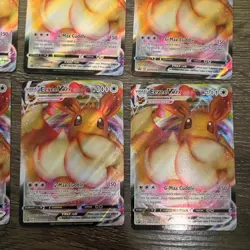 Pokemon Eevee VMAX SWSH087 x8 (8) Black Star Promo Shining Fates Near Mint - Image 4