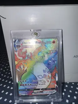 Pokemon TCG Charizard VMAX Champions Path Holo Card 074/073 Secret Rare - Image 1