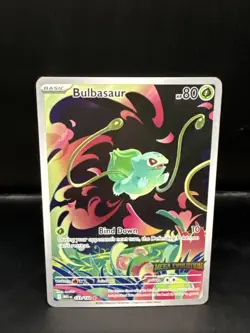 Pokemon Bulbasaur 133/132 Me01 Mega Evolution Illustration Rare Holo Stamped F - Image 1