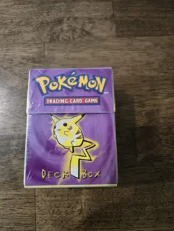WOTC 1999 Pokemon Zap! Deck box Sealed 742818060189 - Image 1