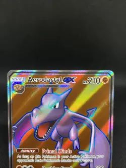Pokemon TCG Aerodactyl GX (Full Art) 224/236 Sm-Unified Minds Holo - Image 2
