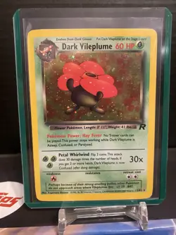 Dark Vileplume 13/82 Team Rocket LP Holo Rare Pokemon TCG Vintage WoTC - Image 1