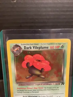 Dark Vileplume 13/82 Team Rocket LP Holo Rare Pokemon TCG Vintage WoTC - Image 3