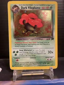 Dark Vileplume 13/82 Team Rocket LP Holo Rare Pokemon TCG Vintage WoTC - Image 4