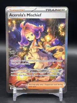 Pokemon Mega Evolution Acerola's Mischief Special Illustration Rare 183/132 NM - Image 1