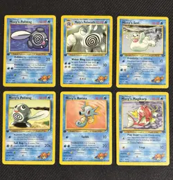 Pokemon TCG Gym Heroes / Gym Challenge Vintage Misty’s Pokemon Lot 1st Edition - Image 1