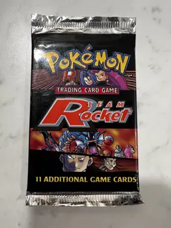 Mid to Heavy Pokemon TCG Team Rocket Sealed Booster Pack 1999-2000 WOTC - Image 1