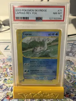 2003 Pokemon Skyridge Lapras Reverse Holo #71 PSA 8 🔥 Near Mint Cert# 127182088 - Image 3