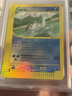 2003 Pokemon Skyridge Lapras Reverse Holo #71 PSA 8 🔥 Near Mint Cert# 127182088 - Image 5