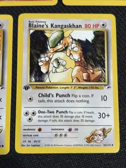 Pokemon TCG Gym Heroes / Gym Challenge Vintage Blaine’s Pokemon Lot 1st Edition - Image 5