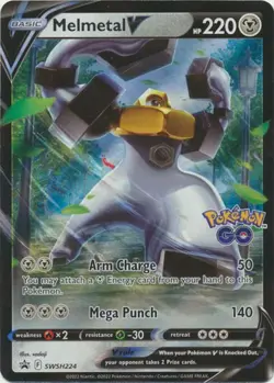 MELMETAL V SWSH224 SWORD & SHIELD POKEMON PROMO (ULTRA RARE, NM) - Image 1