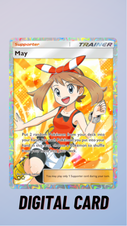 May Full Art Mega Rising Pokemon TCG Pocket Trade 2 Star ⭐⭐ (English) - Image 1
