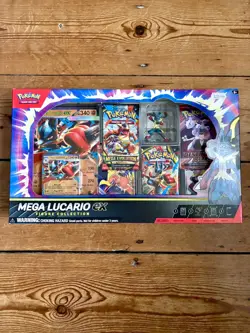 Pokemon TCG Mega Lucario EX Figure Collection Box - Brand New & Sealed. - Image 1