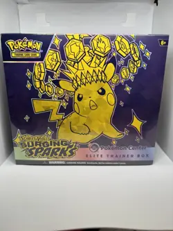 Pokemon TCG - Surging Sparks Pokemon Center - Elite Trainer Box - Sealed ETB - Image 1