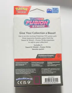 Pokemon TCG: Sword & Shield Fusion Strike Hanger Box - New & Factory Sealed - Image 2