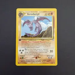 Pokemon TCG Aerodactyl 15/64 (1st Edition / Neo Revelation / 2001 / NM / Mint) - Image 1