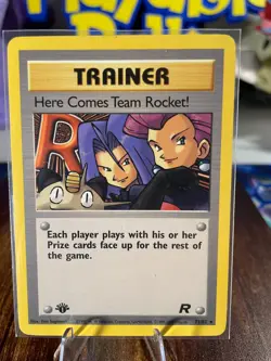 Here Comes Team Rocket! (71/82) 1st Edition NonHolo Rare TR EN LP WOTC - Image 1