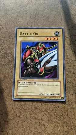 Yugioh! Battle Ox - SKE-002 - Common - 1st Edition - Lightly Played - Image 1