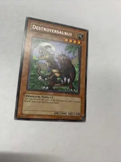 YuGiOh Destroyersaurus FOTB-EN017 Ultimate Rare Unlimited Dino - Image 3
