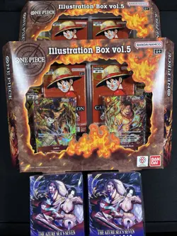 2x One Piece Illustration Box Vol.5.. 2x The Azure Sea’s Seven Double Pack Set 9 - Image 1