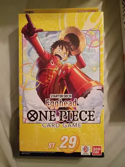 One Piece - Egghead Starter Deck - ST-29 - Lot Of 10 - Factory Sealed - Image 2