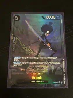 Brook One Piece TCG EB02 Extra Booster: 25th Anniversary EB02-048 Alt Art Rare - Image 1