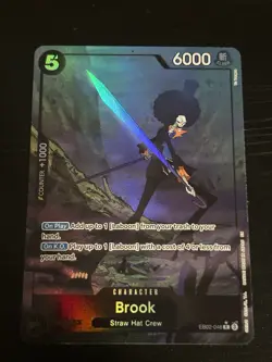 Brook One Piece TCG EB02 Extra Booster: 25th Anniversary EB02-048 Alt Art Rare - Image 2