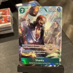 Shanks (Alternate Alt Art) OP14-027 R Holo THE AZURE SEA'S SEVEN English - Image 1