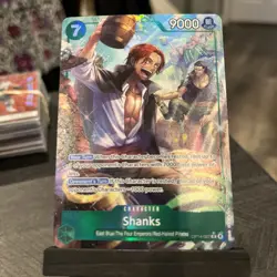 Shanks (Alternate Alt Art) OP14-027 R Holo THE AZURE SEA'S SEVEN English - Image 2