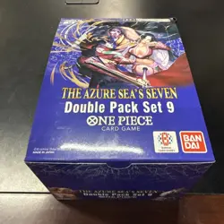 One Piece [OP-14 EB-04] The Azure Sea's Seven Double Pack Set 9 Display English - Image 1