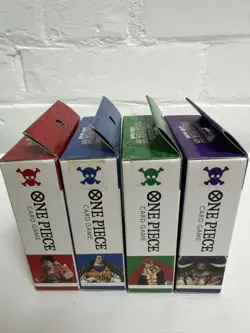 One Piece TCG - 1st Edition - Super Pre-Release Starter Deck set - ST01-ST04 - Image 3