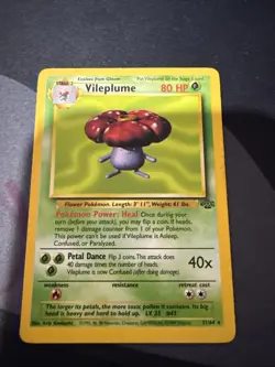 Pokemon TCG Vileplume 31/64 Jungle Unlimited Non-Holo Card - Image 1