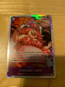 One Piece CCG Charlotte Linlin Two Legends SR Foil Card OP08-069 NM - Image 1