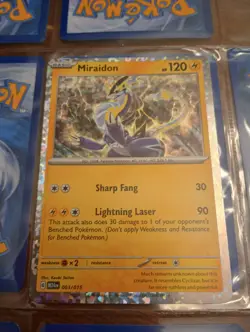 Miraidon - New 2025 McDonalds Happy Meal Pokemon Dragon Discovery Card 003/015 - Image 1